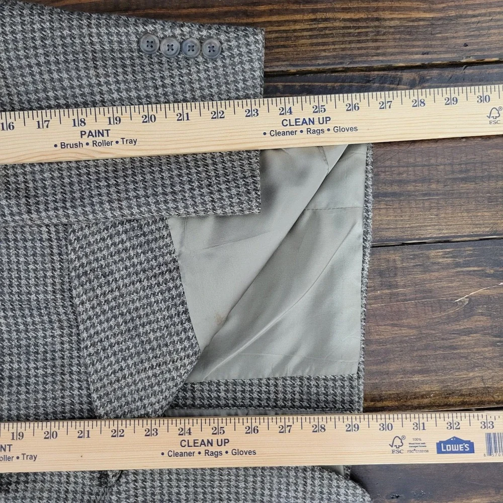 Hart Schaffner Marx Men's Tweed Sport Coat‎ Blazer Two Button Soft Tailored 40S